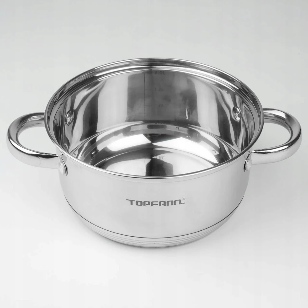 Topfann GARO PUODAS 22CM GARO PUODAS PLIENINĖS INDUKCINĖS DUJOS