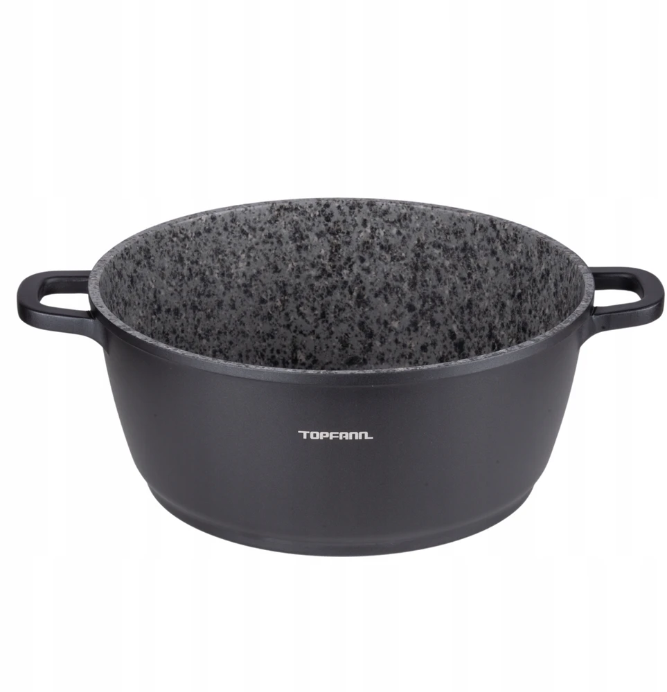 Topfann GRANITINIS PUODAS 3,5L TRADICINIS GOULER PUODAS, silikoninės rankenėlės