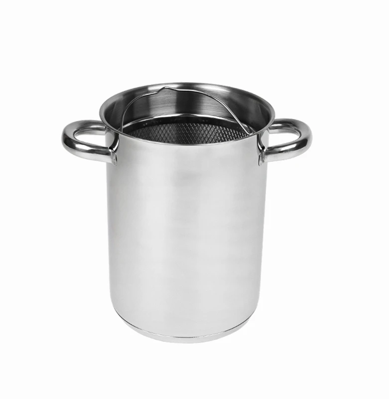 Topfann PUODAS ŠPARGŲ, MAkaronų, GRUNDČIŲ GRUVYTUVĖMS SU KOŠTUMU, 4L, DANGINIS, INDUKTINIS, DUJOS, PLIENAS
