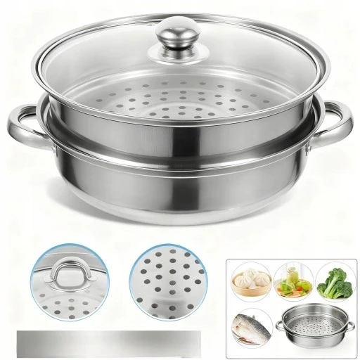 Topfann STEAMER POT STEAMER 2L POT INDUKCINIAI DUJINIAI