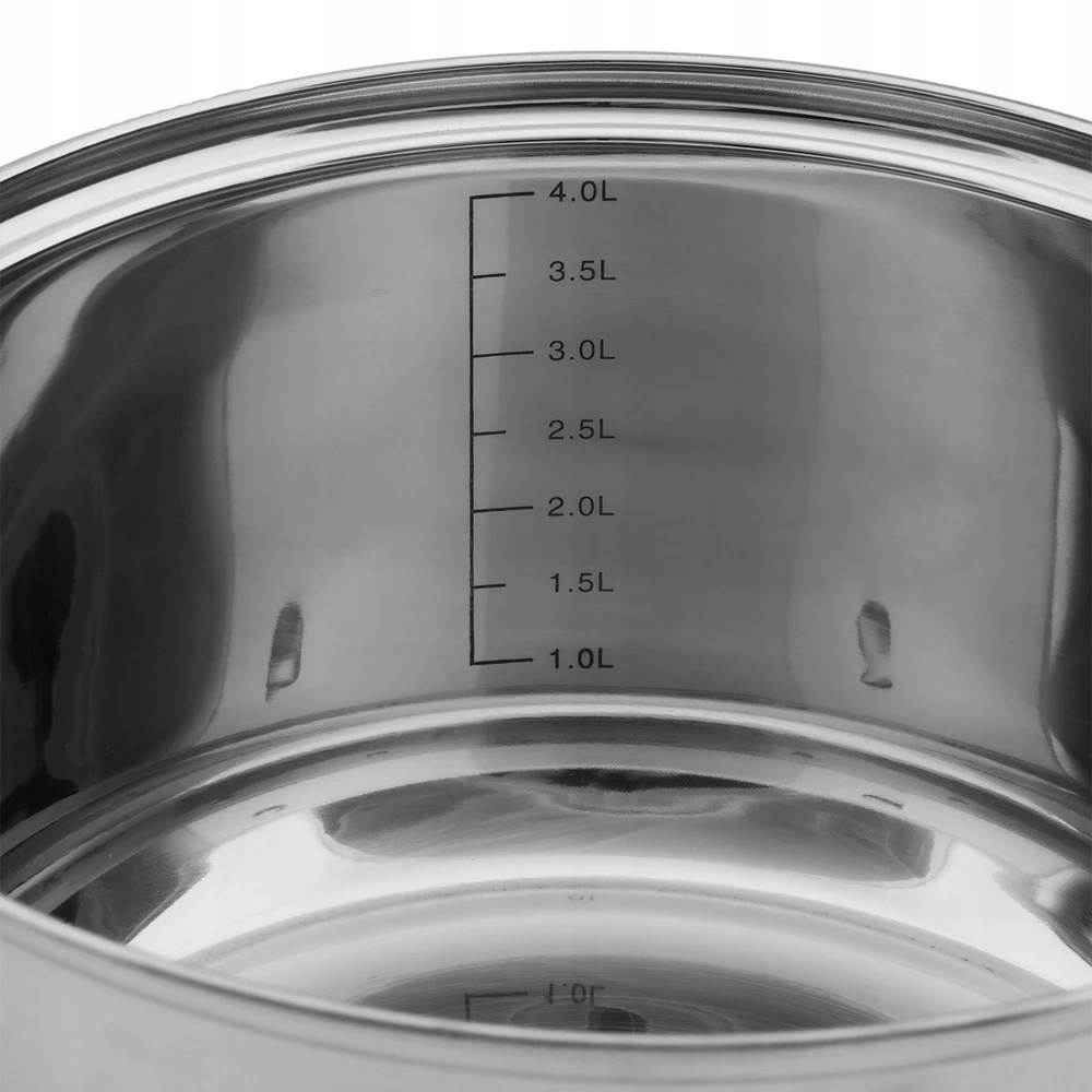 Topfann TRADICINIS NERŪDIJANČIO NERŪDIJANČIO MEDŽIAGOS PUODAS 4L SU DANGIU INDUKCINĖMS PLIENO DUJOMS 22cm