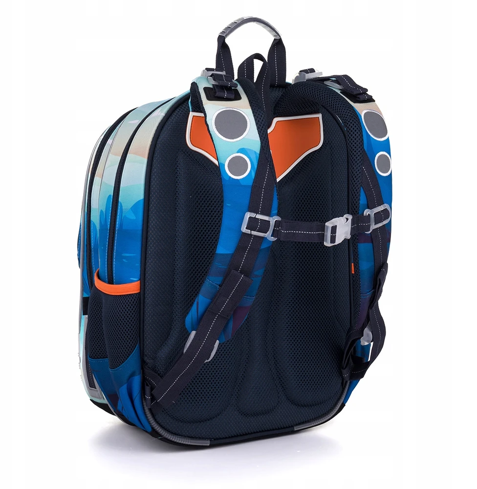 Topgal Elly 25015 kuprinė berniukams 1-4 klasei su traktoriumi