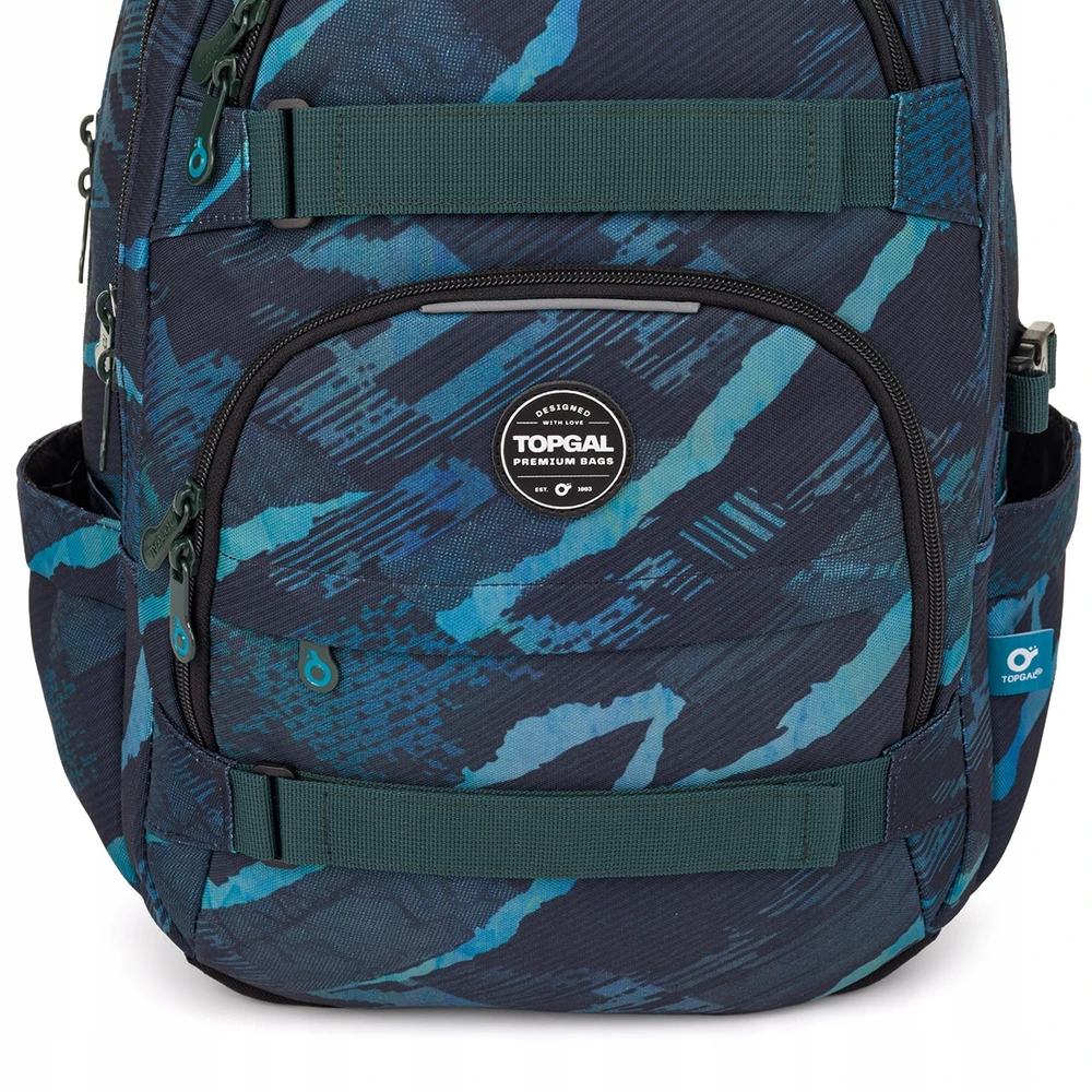 Topgal Viki 25078 jaunimo kuprinė, 25l, žalia-turkio