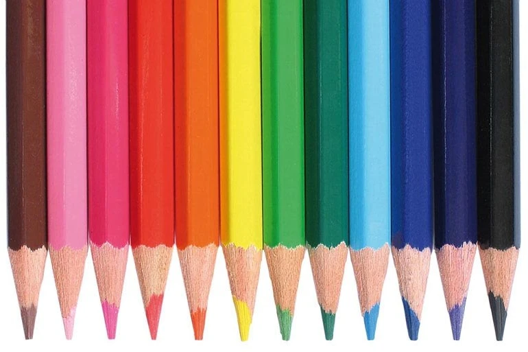 Topwrite - Set of double-sided pencils 24 colours/12 pcs.