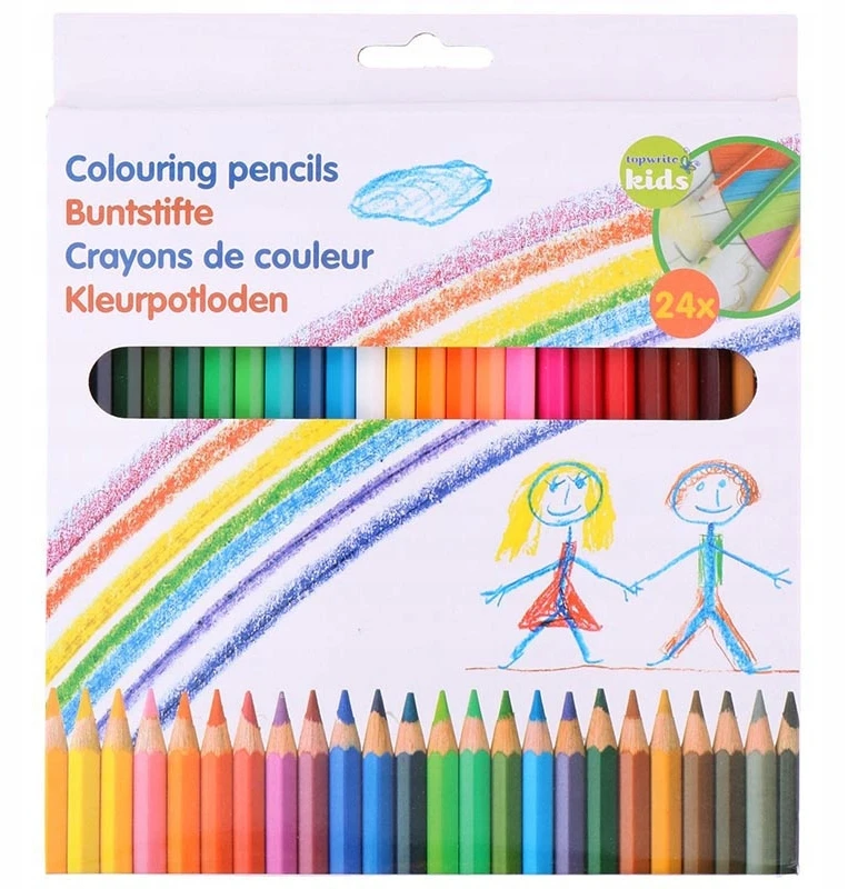 Topwrite - Set of pencil crayons 24 pcs.