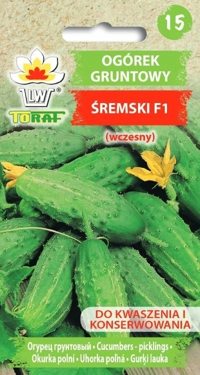 Toraf sėklos lauko agurkas Śremski F1 5g