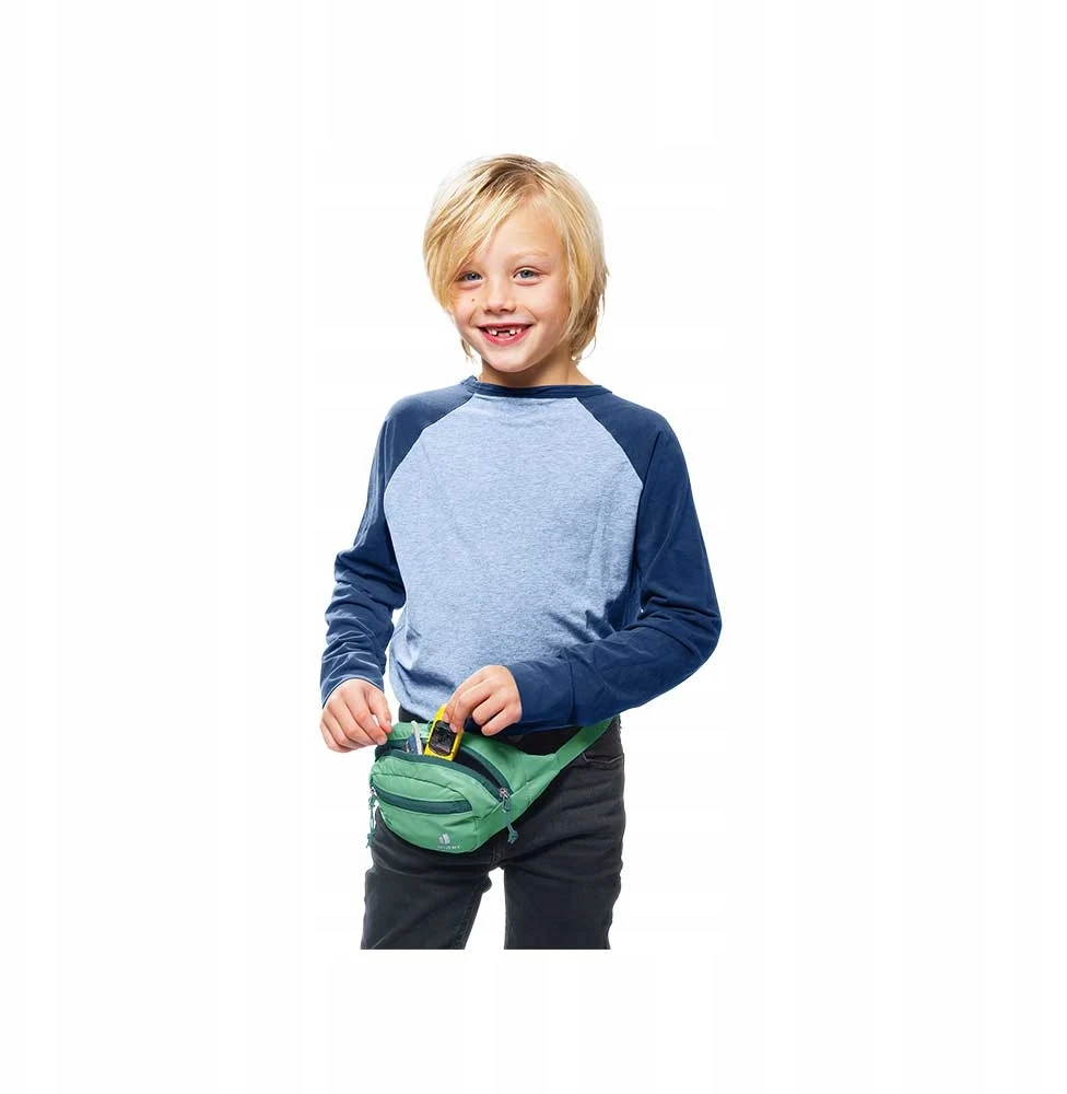 Piniginė ant liemens Deuter Junior Belt - Šviesiai žalia