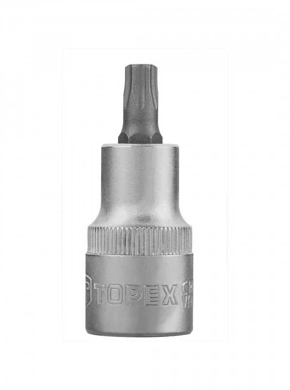 Torx Antgalis TOPEX T40 x 60 mm (1/2' Lizdas)