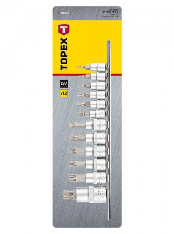 Topex ANTGAL KOMP SU GALV T10-T40 TORX 1/4 1