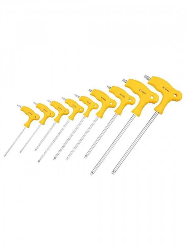 Torx Raktai TOPEX 35D968 (9 vnt., T formos)