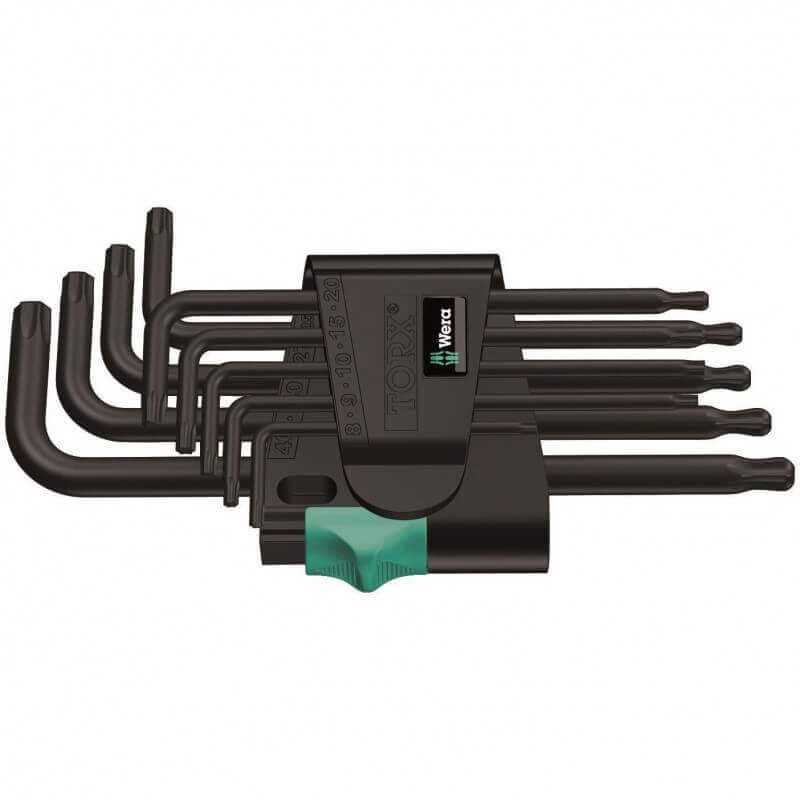 L-raktų kompletas 967 PKL/9 TORX®, Wera