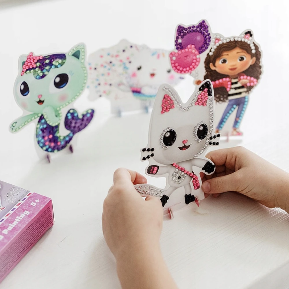 Totum Cat House Gabi 3in1 kūrybinis rinkinys mozaikinėms apyrankėms gaminti