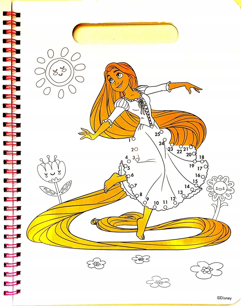 Totum Creative Set XL Erasable 3in1 Dėlionės žaidimai Dažymas PRINCESS
