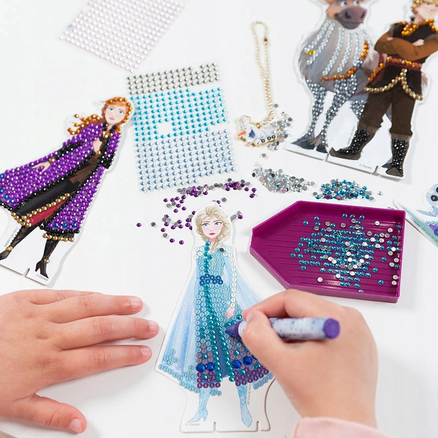 TOTUM kūrybinis rinkinys Frozen 2 Deimantinės tapybos studija, 681224