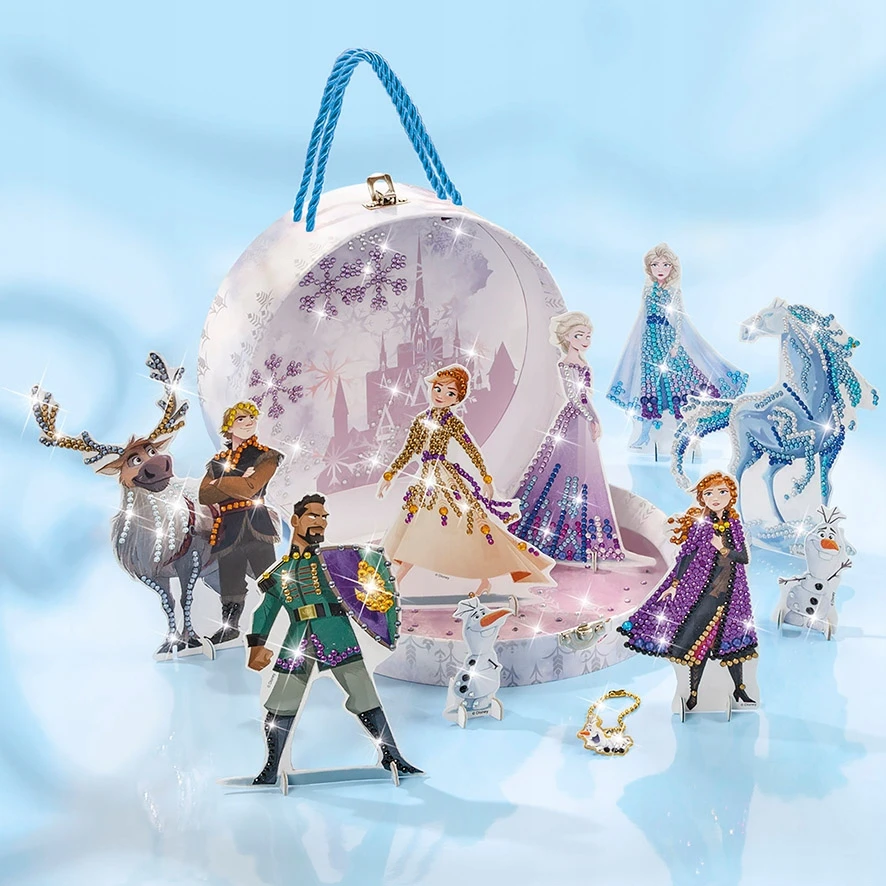 TOTUM kūrybinis rinkinys Frozen 2 Deimantinės tapybos studija, 681224
