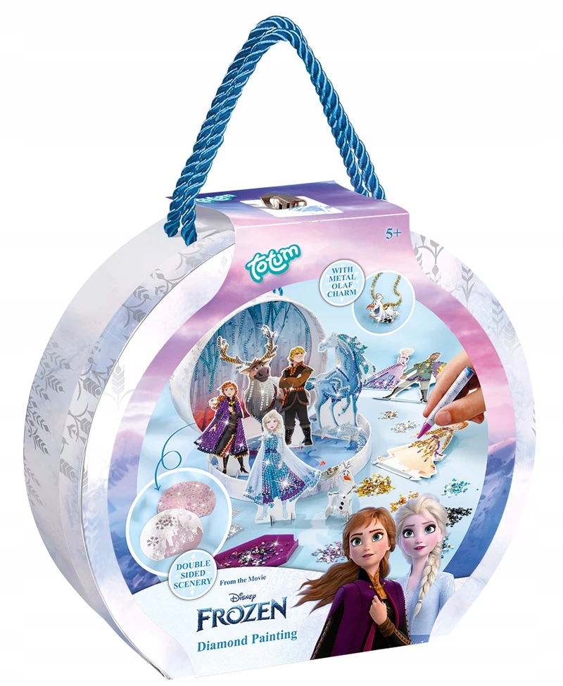 TOTUM kūrybinis rinkinys Frozen 2 Deimantinės tapybos studija, 681224