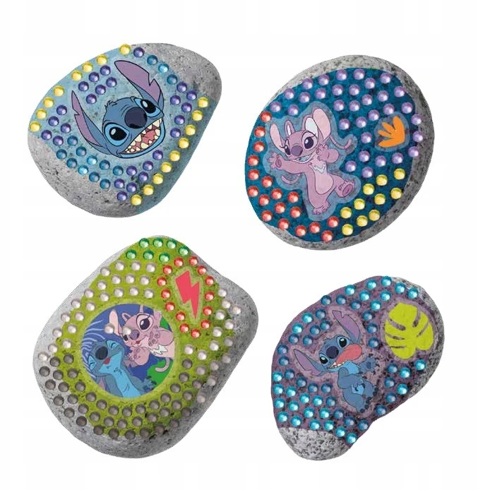 Totum DISNEY STITCH PAINTING stones kūrybinis rinkinys vaikams +5 metų