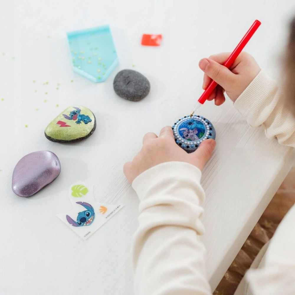 Totum DISNEY STITCH PAINTING stones kūrybinis rinkinys vaikams +5 metų