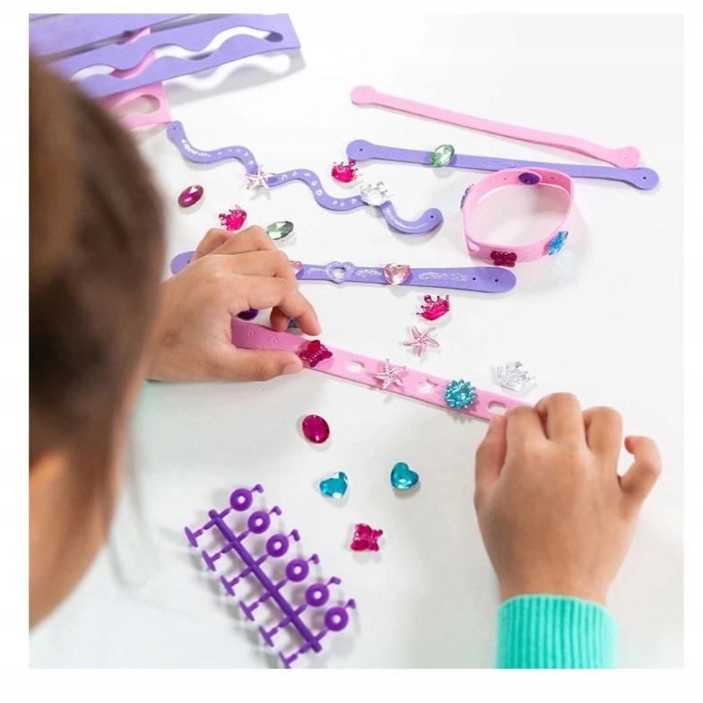 Totum FASHION CREATE COLORFUL BRACELETS kūrybinis rinkinys vaikams +4 m