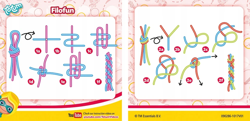 TOTUM FILOFUN DELUXE rinkinys iš 25 spalvingų meškerykočių 80 cm, kūrybinis rinkinys