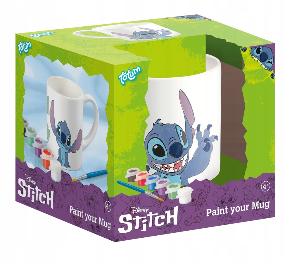 TOTUM DISNEY STITCH keraminis spalvinamas puodelis, 700154