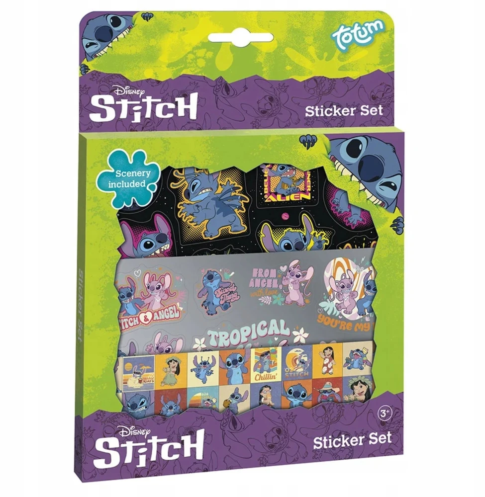 Totum kūrybinis rinkinys su Stitch lipdukais vaikams "pasidaryk pats"