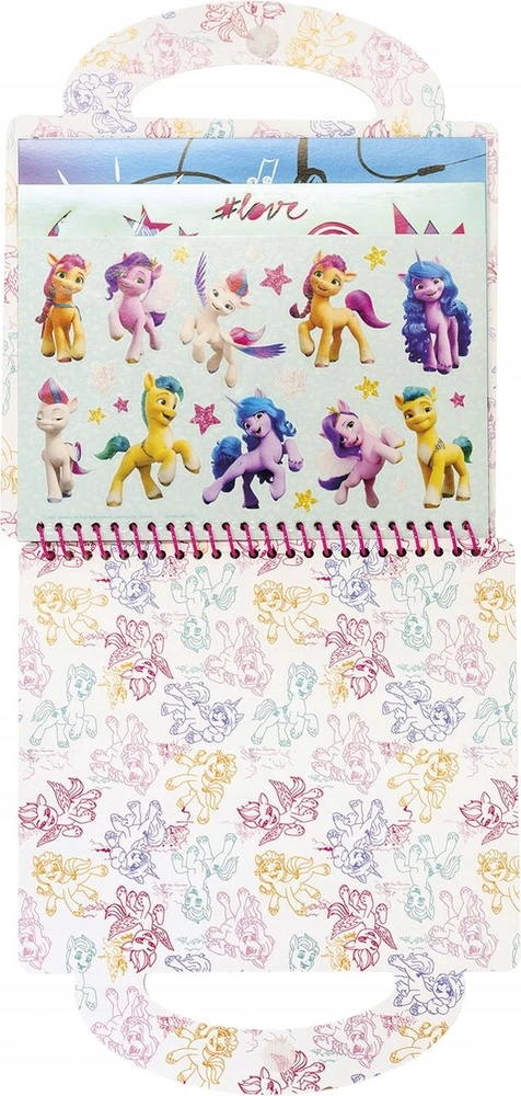TOTUM Kūrybinių šablonų rinkinys Little Ponies lipdukams piešti