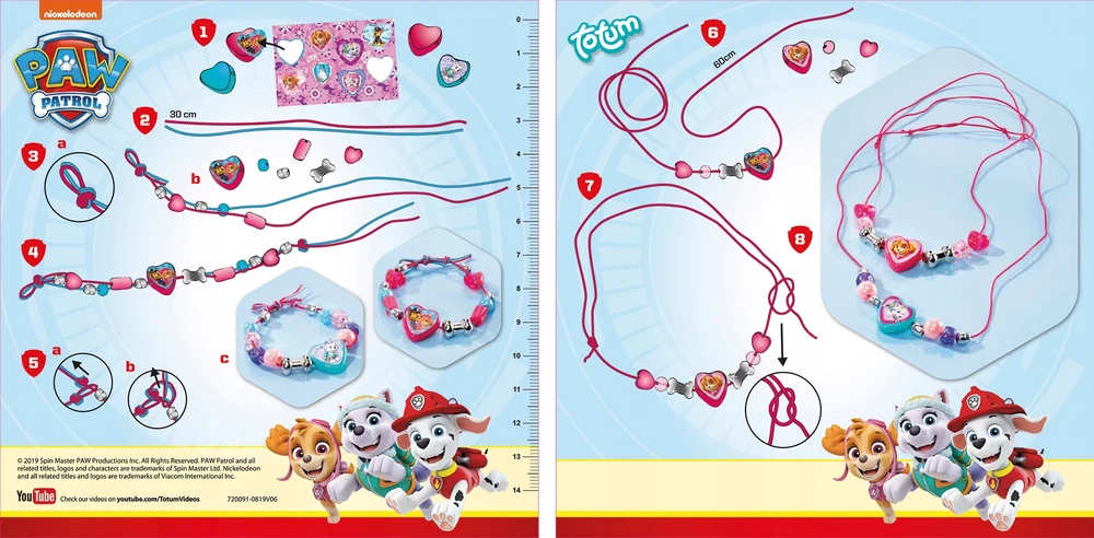 TOTUM Paw Patrol aksesuarų rinkinys, 720091