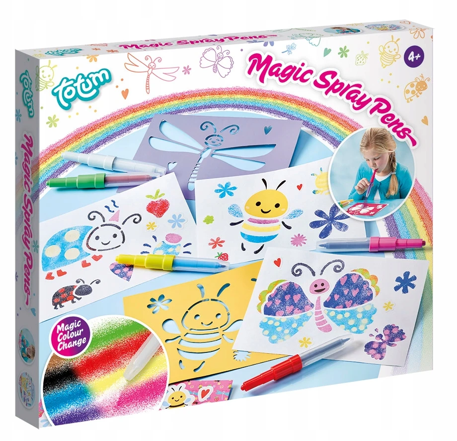 TOTUM piešimo kūrybinis rinkinys Magic Purškiklis Pens, 025745