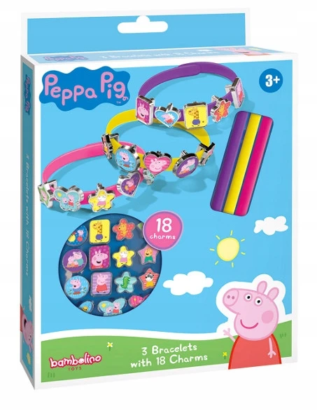 Totum Rinkinys apyrankėms su Peppa Pig kerais gaminti