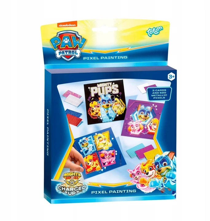 Totum „Spin Master Paw Patrol Pixel Painting“ mozaikinis galvosūkis pasidaryk pats