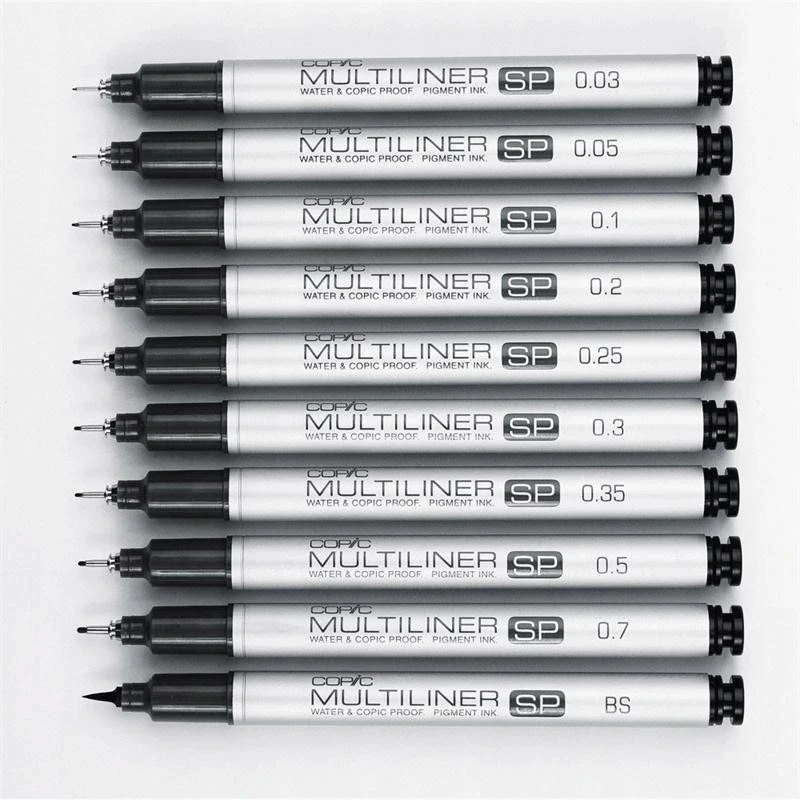 Touch COPIC MULTILINER SP 0,03 mm, juodas ...