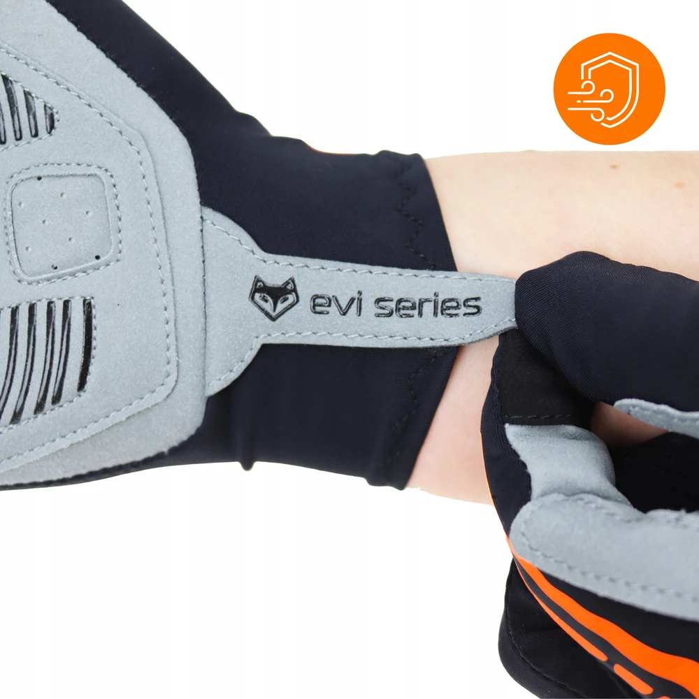 EVI TOUCH SPORTS DVIRAČIO PIRŠTINĖS ILGOS GELĖS BĖGIMO ATŠSpindinčios L/XL