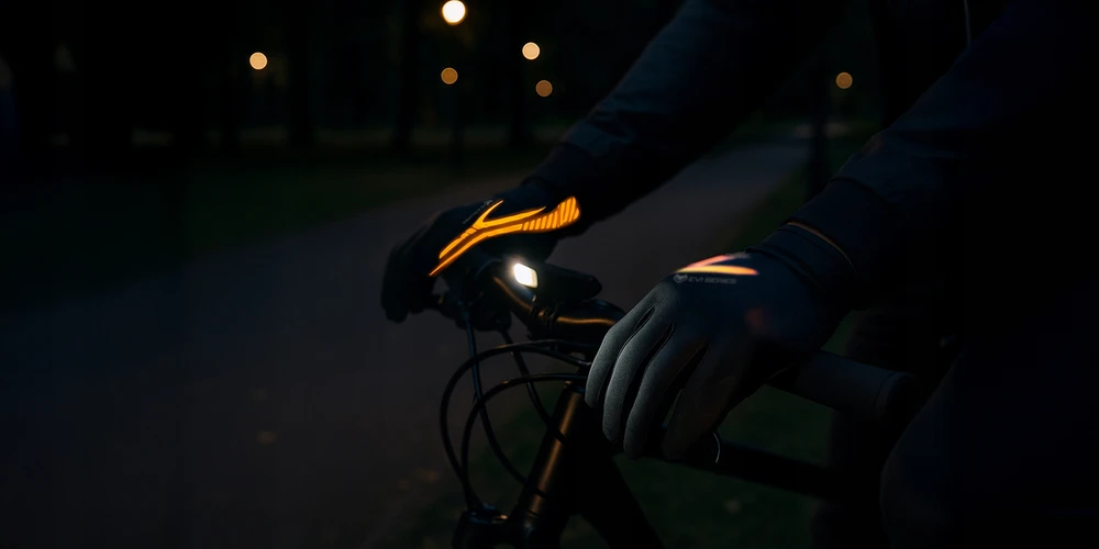 EVI TOUCH SPORTS DVIRAČIO PIRŠTINĖS ILGOS GELĖS BĖGIMO ATŠSpindinčios L/XL