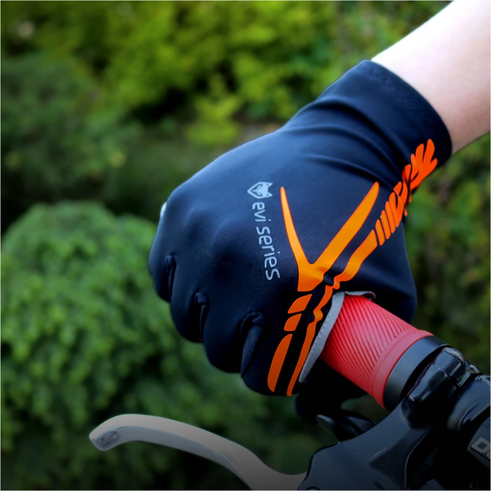 EVI TOUCH SPORTS DVIRAČIO PIRŠTINĖS ILGOS GELĖS BĖGIMO ATŠSpindinčios L/XL