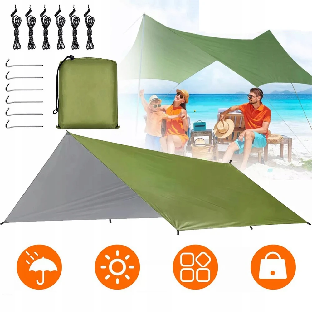 TOURIST TARP KEMPINGAS PARDUOTUVĖ KEMPINGAS PARDUOTUVĖ PAlapinės STOGAS 3x3m