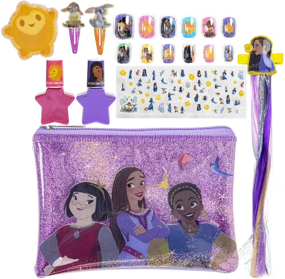 Townley Girl DISNEY Wish KOSMETIKOS IR PLAUKŲ AKSESUARŲ RINKINYS DOVANA + NEMOKAMAI