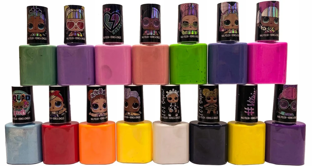 Townley Girl NAGŲ LAKAS VAIKAMS SU LOL TOWNLEY lipdukais 6714