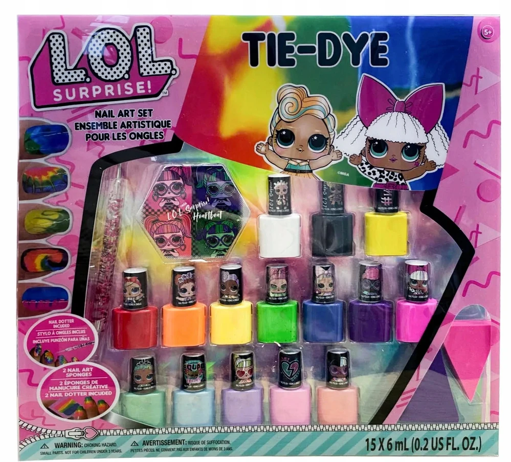 Townley Girl NAGŲ LAKAS VAIKAMS SU LOL TOWNLEY lipdukais 6714