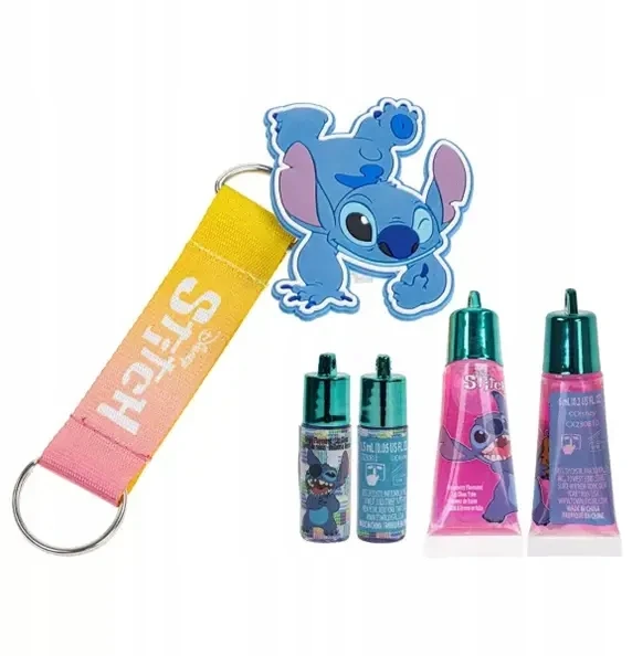 Kids Euroswan Hiszpania Townley Girl Stitch Keychain su blizgučiais ir lūpomis SI0017GG 96950