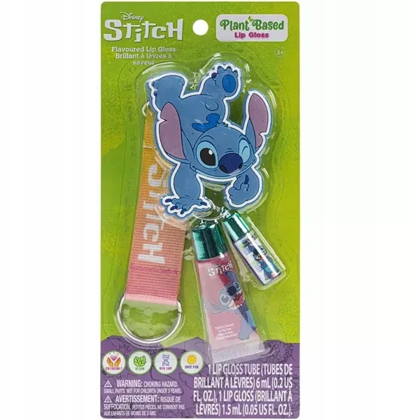 Kids Euroswan Hiszpania Townley Girl Stitch Keychain su blizgučiais ir lūpomis SI0017GG 96950