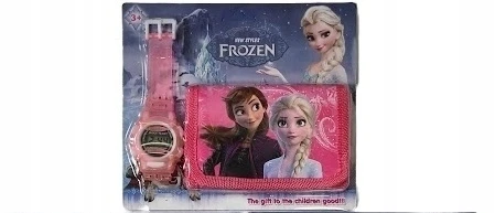Toys 2in1 KOMPLEKTAS PINIGINĖS LAIKRODIS VAIKAMS, UŽŠALDYTAS