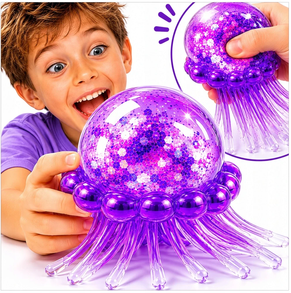 Toys ANTISTRESAS GNIOTEK JEDDUS GNIOTEK GNIOTEKAS AŠTUONKOJAS GLOBUS GLIDŽIAMAS