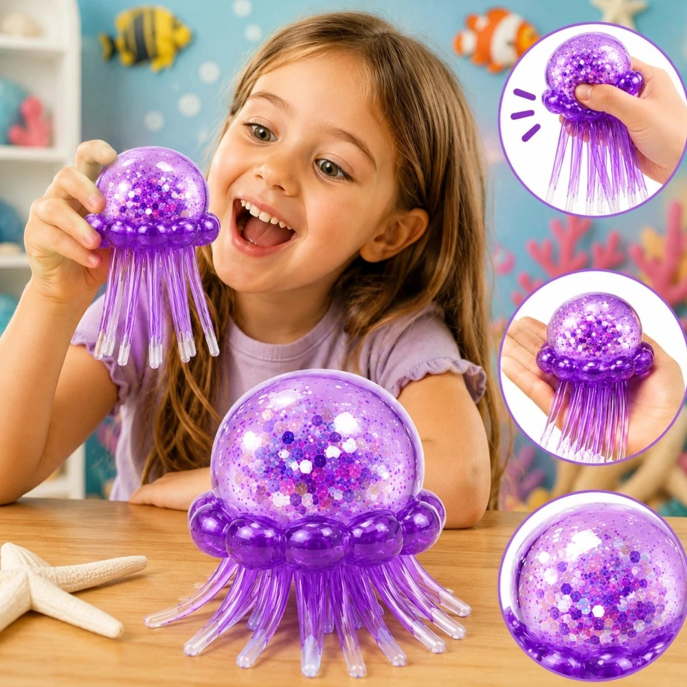 Toys ANTISTRESAS GNIOTEK JEDDUS GNIOTEK GNIOTEKAS AŠTUONKOJAS GLOBUS GLIDŽIAMAS
