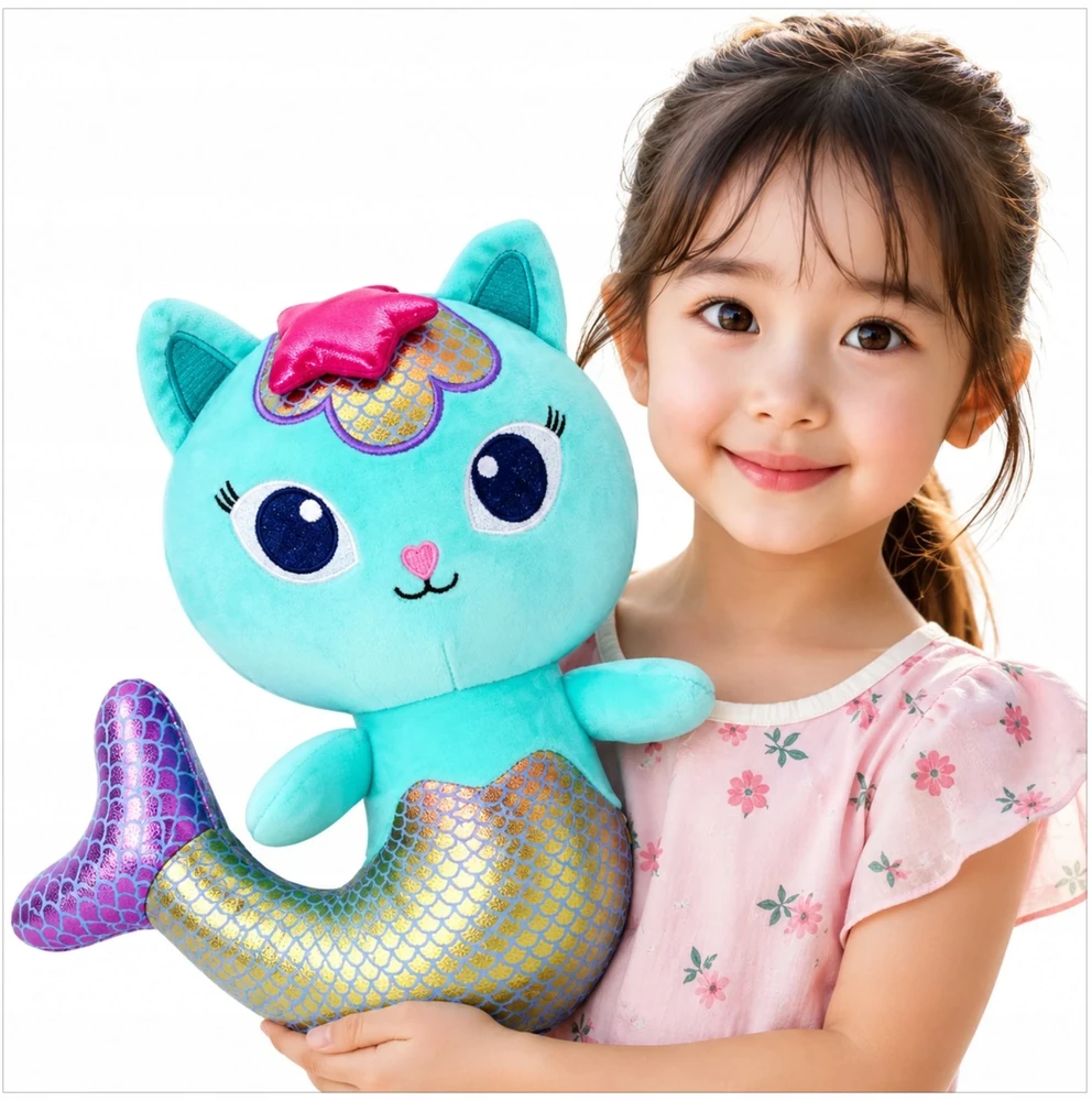 Toys CAT HOUSE MASKOTAS GABI LINKSMAS KATINĖS UNDINĖS KITTEN PLIUSAS GLOSMĖJIMAS XL