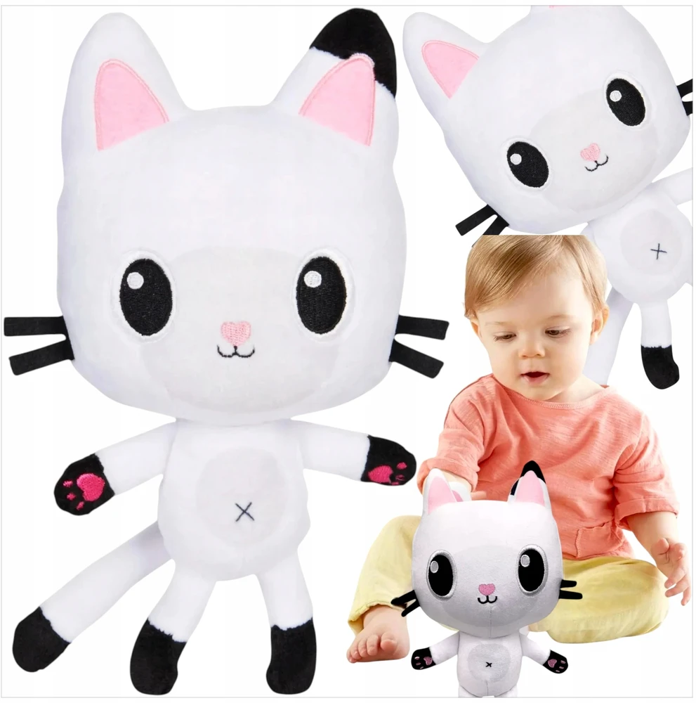 Toys GABI KATĖS NAMAS PLIUSINIS MASKOTAS KITTY PANDA RINKINYS IŠ PASAKOS GLOBIMO ŽAISLIO