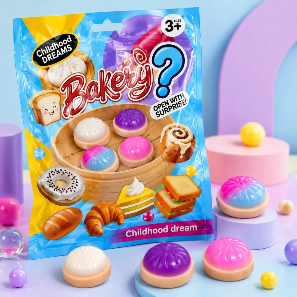 Toys GNIOTEK PIERÓG SIURPRISE PAKETELĖS KOLDŪNAS MYSTERY KUDULINIS 4 Vnt.