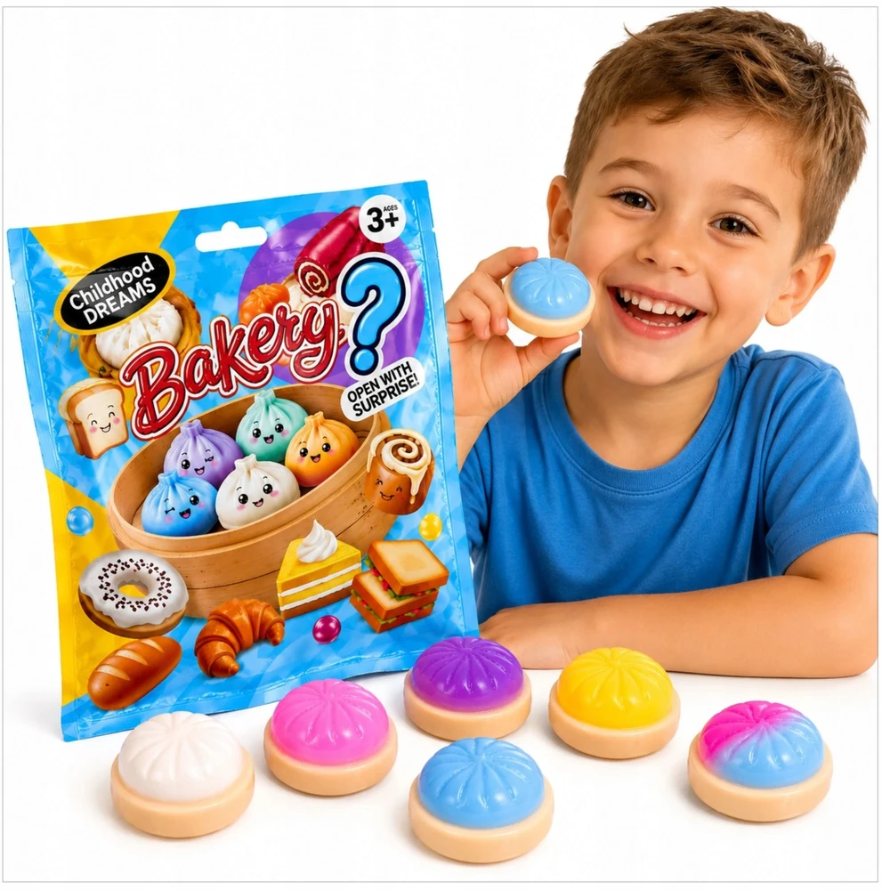 Toys GNIOTEK PIERÓG SIURPRISE PAKETELĖS KOLDŪNAS MYSTERY KUDULINIS 4 Vnt.