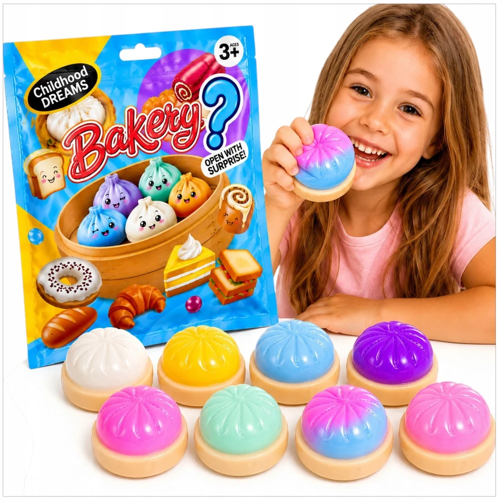 Toys GNIOTEK PIERÓG SIURPRISE PAKETELĖS KOLDŪNAS MYSTERY KUDULINIS 4 Vnt.