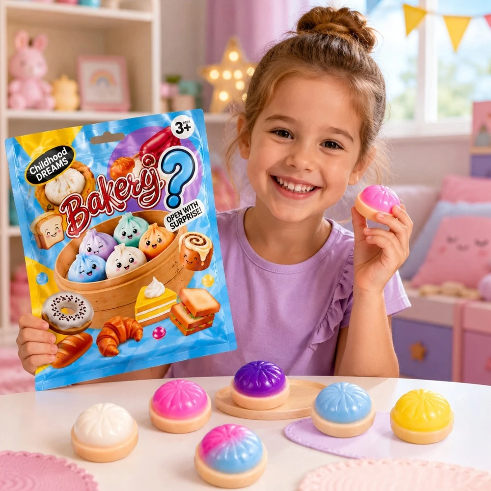 Toys GNIOTEK PIERÓG SIURPRISE PAKETELĖS KOLDŪNAS MYSTERY KUDULINIS 4 Vnt.